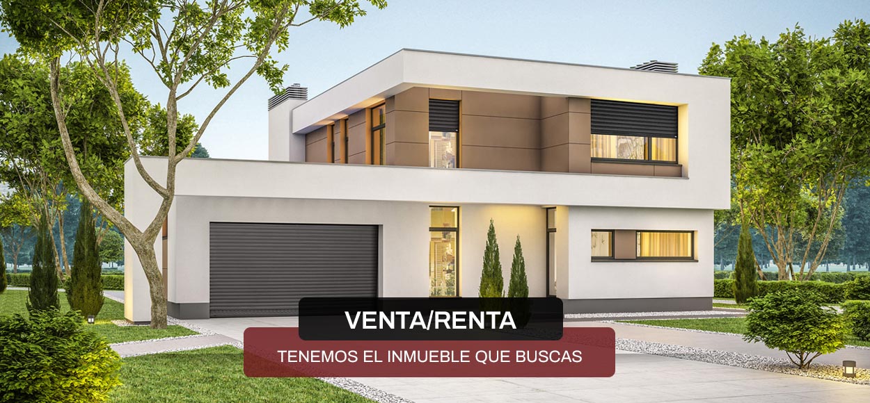 VENTA Y RENTA DE INMUEBLES